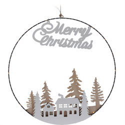 Decorațiune de Crăciun cu LED pentru suspendare, Ø 40 cm