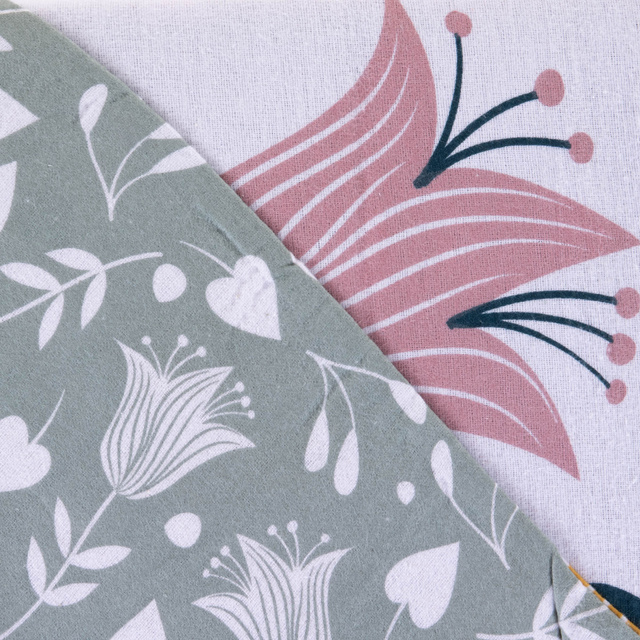 Lenjerie din flanel COO, dublă față, 220 x 240 cm