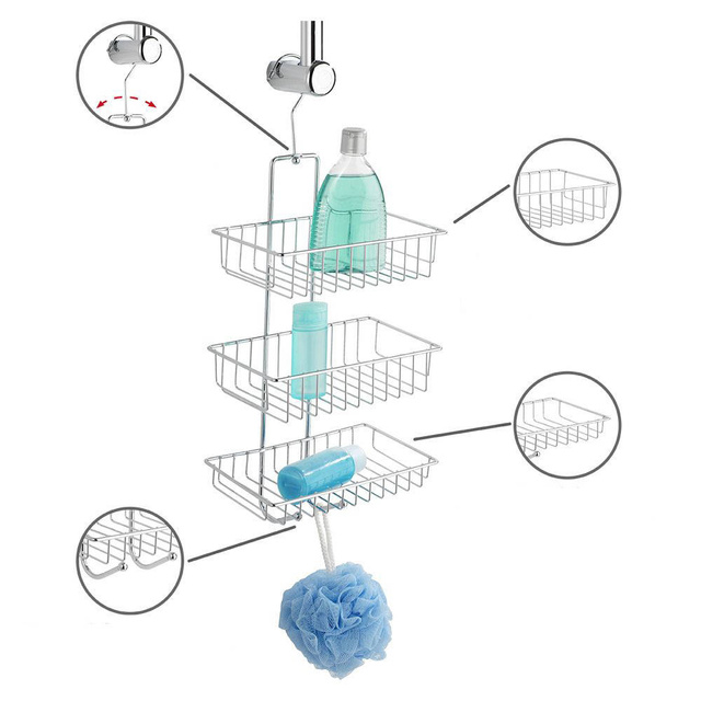 Raft de baie pentru duș NIVALA, 3 niveluri, WENKO