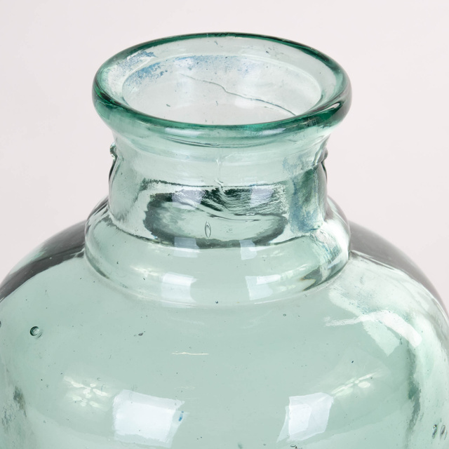 Vaza din sticla reciclata, 20 cm