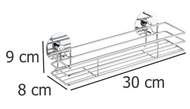 Raft de bucatarie pentru condimente TurboFix - otel cromat, WENKO