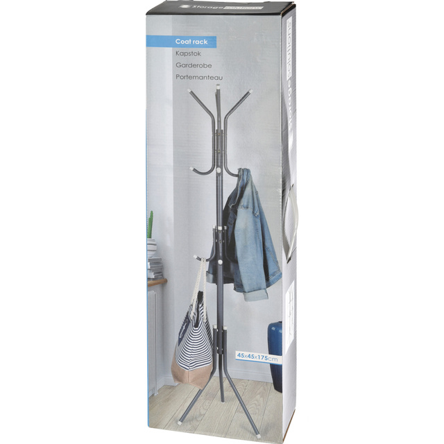 Suport metalic, cuier pentru jachete și paltoane, 175 cm, alb