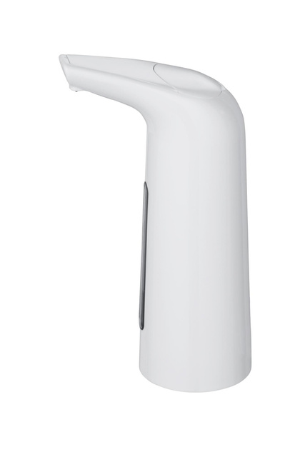 Distribuitor fara contact pentru sapun si dezinfectant LARINO, cu senzor infrarosu, alb, 400 ml, Wenko
