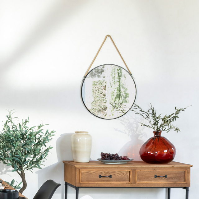 Vaza rotunda din sticla reciclata ULY, Ø 33 cm