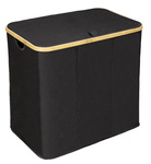 Coș de rufe, bambus, 57 x 50 x 37, Trio Ecori, WENKO