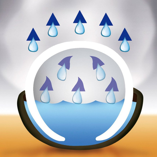 Umidificator decorativ RONDO - 2 bucăți în set