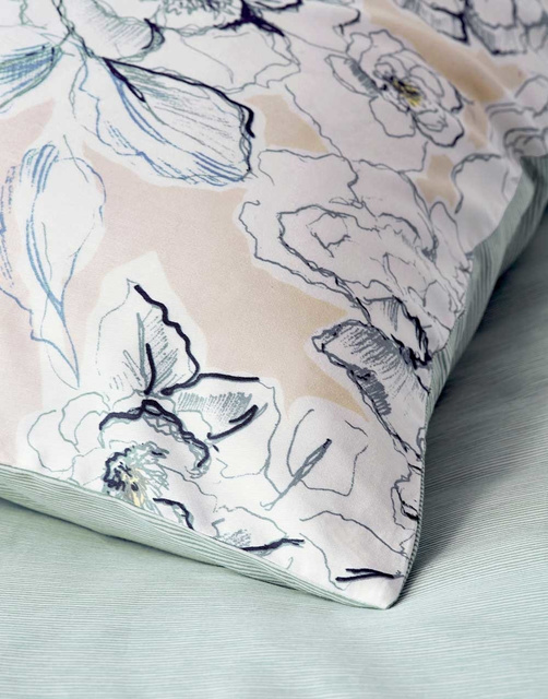 Set de lenjerie de pat din bumbac KERAVA, 140x220 cm, Marc O'Polo