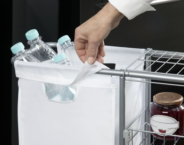 Carucior multifuncțional SLIM - raft de bucătărie, baie, WENKO