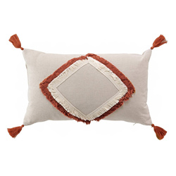 Perna decorativa pentru sufragerie MALORY, cu franjuri