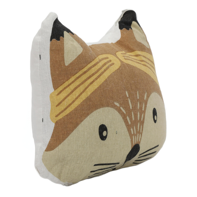 Perna copii animale cu urechi, bumbac, 35 x 40 cm