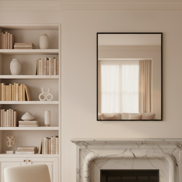 Oglindă decorativă suspendată VINKEL, 70 x 50 cm