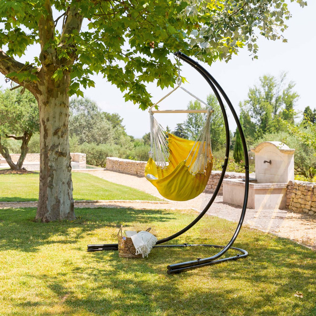 Fotoliu suspendat cu sezut din bumbac, 150 x 135 cm, CUENCA