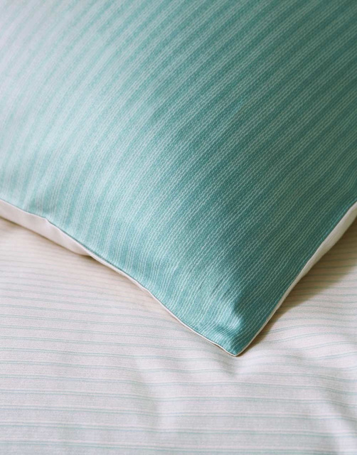 Set de lenjerie din satin de bumbac AQUA, 200x220 + 2x 60x70 cm, Marc O'Polo