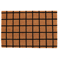 Preș din fibră de cocos cu model, 59 x 39 cm