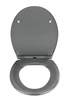 Capacul de toaletă Samos, Easy Close, WENKO, gri închis