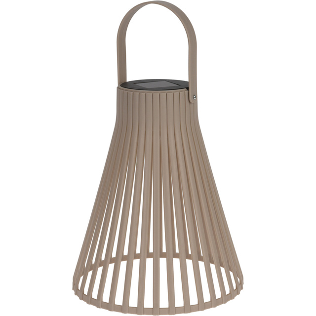 Lampa solara, taupe, 23,5 cm