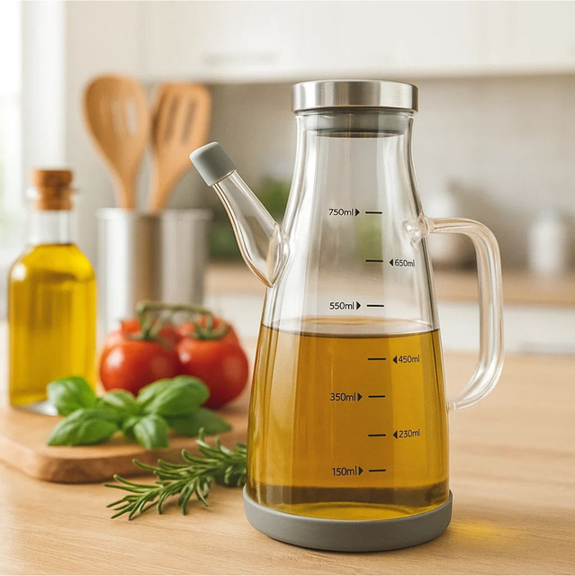 Sticlă pentru ulei, 750 ml, model 1