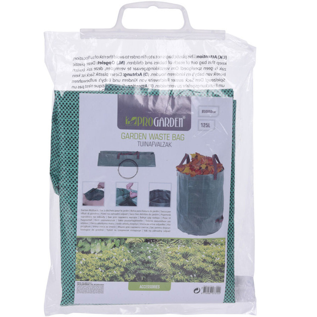 Geanta de gradina pentru frunze si deseuri, 125 L.
