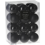 Set globuri de Craciun, Ø 3 cm, 24 bucati