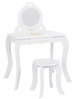 Set masa cu scaun, Alb