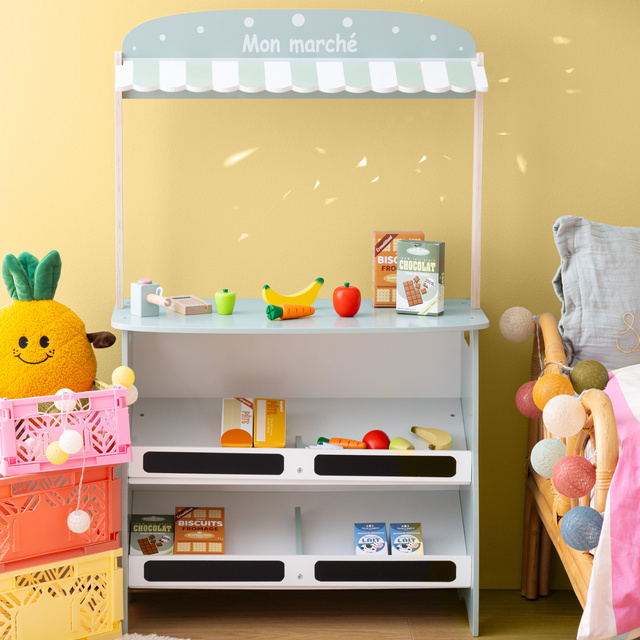 Magazin de lemn pentru copii MINTY, 60 x 29 x 99 cm