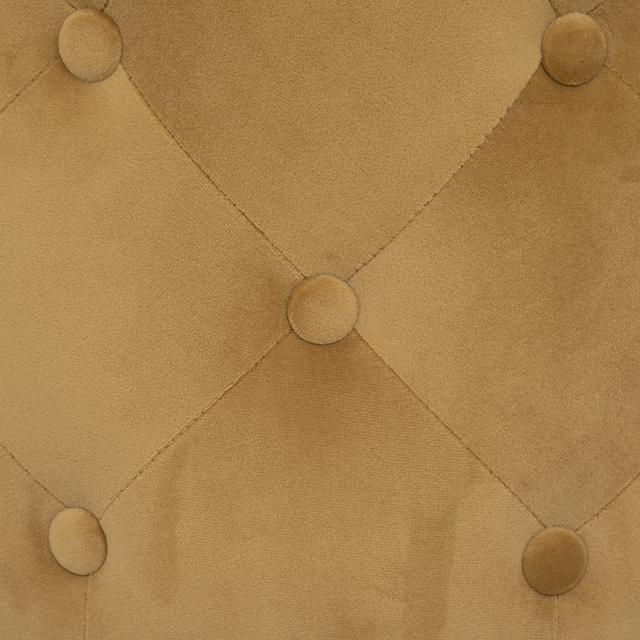 Puf din catifea matlasata ADRIANA, 38 cm