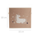 Cutie textila pentru jucarii Unicorn, 32 x 32 x 30 cm
