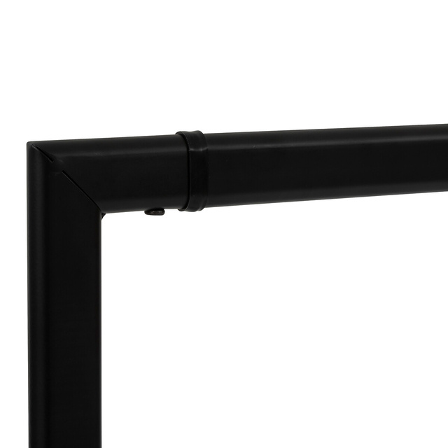 Suport dublu pentru haine din metal negru Athena