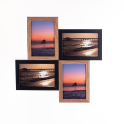 Ramă pentru 4 fotografii, 34,5 x 34,5 x 1,2 cm