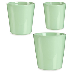 Set ghivece ceramice CONICAL, culori pastelate, 3 bucati