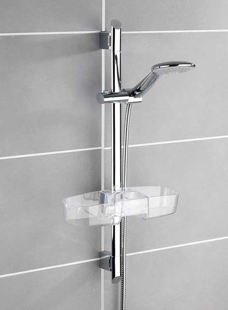 Raft de baie pentru duș CADDY Premium montat pe bara de duș, WENKO