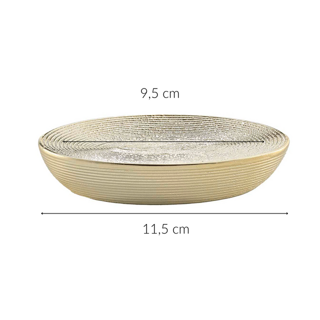 Suport pentru săpun din metal, TRESOR, 11.5 x 9.5 cm