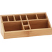 Organizator pentru cosmetice, din bambus, natural, 23 x 9 x 8.5 cm