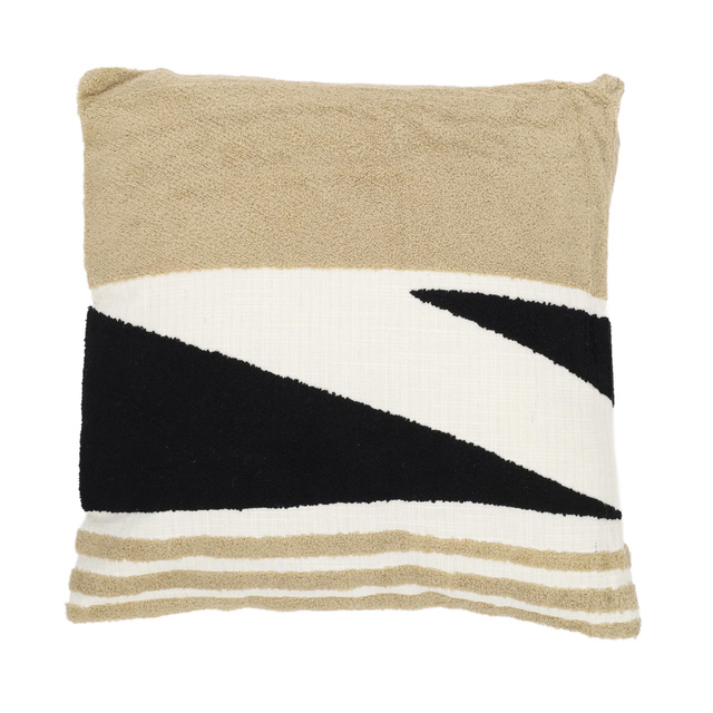 Perna decorativa cu model geometric, 45 x 45 cm