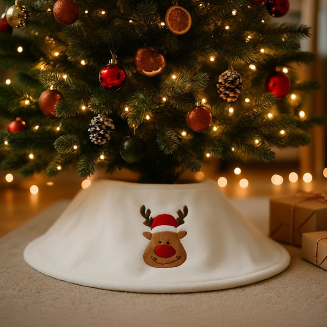 Protecție pentru suportul de brad, Ø 60 cm, renifer