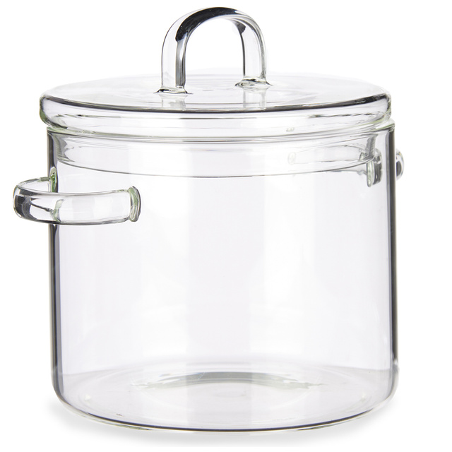 Vas de copt cu capac, forma de oala, 1,8 l