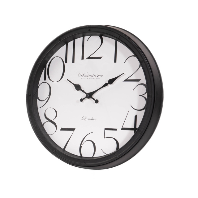Ceas de perete cu cifre mari, Ø 40 cm