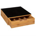 Recipient capsule cafea, 30x30x10 cm, bambus