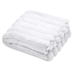 Pătură pufoasă POLARY, cu dungi groase, 130 x 160 cm