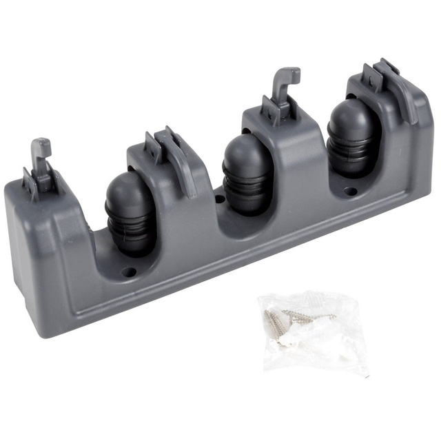 Suport pentru matura si unelte de curatat, 4 carlige