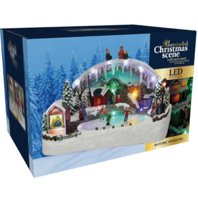 Scenă festivă mobilă Patinoar