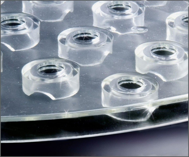 Covoras rotund pentru chiuvetă Kristal WENKO, protecție transparentă reduce stropirea cu apă