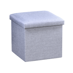 Taburet cu spatiu depozitare, imitatie in, 38 x 38 cm