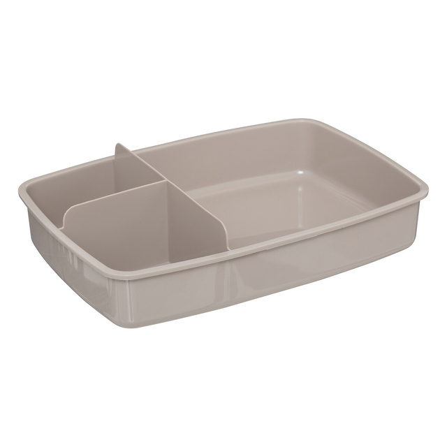 Cutie pentru prânz cu tacâmuri PP 1,2L Neo -taupe