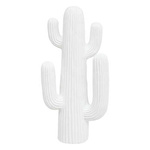 Ornament cactus exterior Rodrigo 38 cm înălțime alb