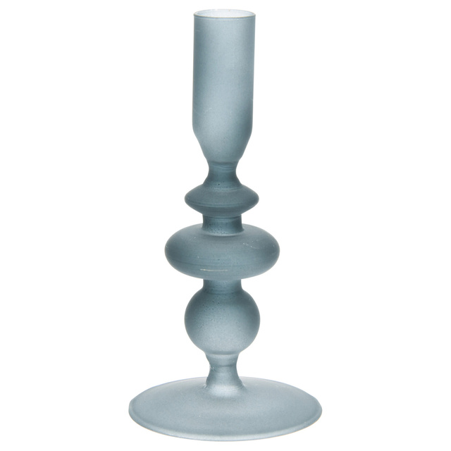 Sfeșnic din sticlă cu picior, 17 cm