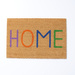 Covoras de  intrare cu  inscripția Home,  60 x 40 cm, maro