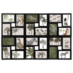 Rama foto, Atmosphera, 24 poze, Plastic, Negru