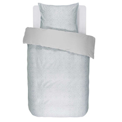 Set de lenjerie de pat din bumbac pentru o persoană, set de lenjerie din satin, 100% bumbac, 140 x 220 cm, Essenza