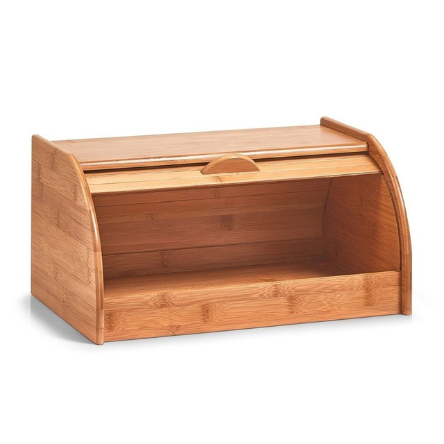 Cutie din bambus pentru pastrarea painii, Zeller, 40 x 26 x 20 cm, Maro